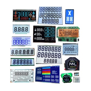 Kunden spezifische kleine Größe TN Sieben Segmente LCD-Klimaanlage mit geringem Strom verbrauch Fernbedienung LCD-Display mit Zebra anschluss - Product Image 6