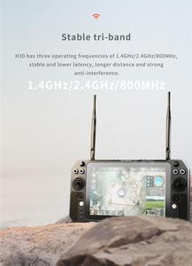 Skydroid H30 16 CH 1.4GHz/<strong>2</strong>.4GHz/800MHz Digital Video Data Transmission Android Radio <strong>Controller</strong> 50km Range for RC <strong>Drone</strong> UAV - Product Image 4