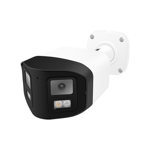 Fabricación de cámara IP de detección humana de Audio bidireccional de doble luz y doble lente de 4MP de doble cámara CCTV panorámica de seguridad
