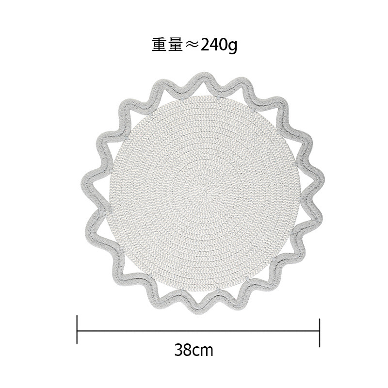Polyester-coton gris TDH36