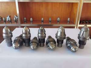 BH40 Forging Drilling Tool Borehole Foundation Bullet <strong>Chisel</strong> <strong>Bit</strong> with Teeth BKH40 Machine <strong>Type</strong> - Product Image 6