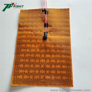 Esneklik elektrikli ısıtma poliimid PI film ısıtma elemanı pedi boyutu 220*320mm ve delik - Product Image 6