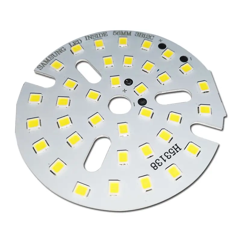 Placa led pcba 4000k dc36v, de alta qualidade, módulo de luzes led samsung 2835 smd 7-16w, pcb, para luz baixa