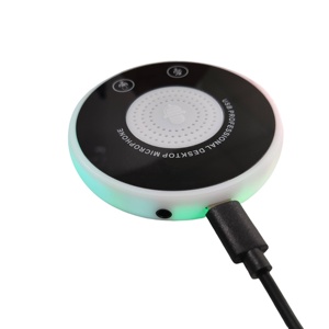 RgbデスクトップタイプCUsbマイクUsbマイク (PCストリーミングポッドキャスト用) - Product Image 1