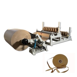Hydraulic <strong>Paper</strong> <strong>Loading</strong> <strong>Paper</strong> Slitting <strong>Machine</strong> for High Speed Cutting with Butterfly Type Brake - Product Image 1