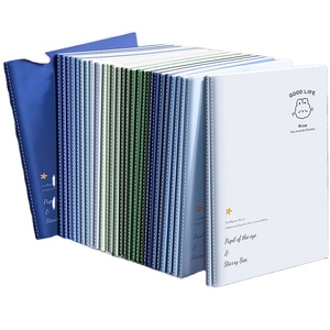 2024 nuevo cuaderno B5 A4 libro de ejercicios blandas libreta A5 costura de tareas línea horizontal libro grueso página interior - Product Image 1