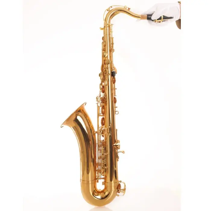 Saxofone, saxofone liso tenor níquel prata saxofone superfície