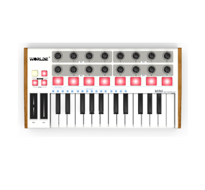 WORLDE MINI (controlador MIDI) Sintetizador Plastic Music PANDAMINIc (controlador MIDI) - Product Image 1