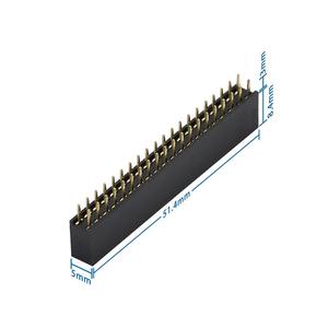 2*20 three-layer heightened-pitch 2.54mm <strong>GPIO</strong> heightened-row female seat Suitable for <strong>Raspberry</strong> <strong>PI</strong> 3B 3B+ 4B - Product Image 2