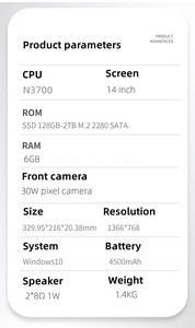 Wholesale Brand New Dual Core Processor Notebook <strong>Computer</strong> OEM Cheap Personal &amp; Home Laptops English <strong>Keyboard</strong> for Business <strong>Use</strong> - Product Image 5