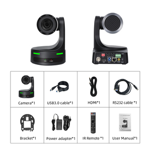 เว็บแคม PTZ 1080p เข้ากันได้กับซอฟต์แวร์ต่างๆที่ใช้สำหรับการสตรีมสดและกล้องเว็บแคมการประชุมทางวิดีโอ - Product Image 6