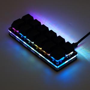 New 12 <strong>Keys</strong> USB <strong>Macro</strong> Programming Mechanical Keyboard Customized DIY RGB Backlight Gaming Mini Custom Keypad - Product Image 6