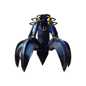 Máy xúc lấy đá vật lộn thủy lực lấy xô kim loại phế liệu móng vuốt vỏ cam vật lộn Bốn móng vuốt chất thải thép sắt lấy - Product Image 6