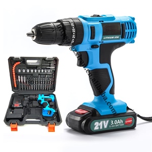 ไขควงไฟฟ้าสองสปีด21V,สว่านกระแทกไร้สายชาร์จได้แบตเตอรี่ลิเธียม - Product Image 1