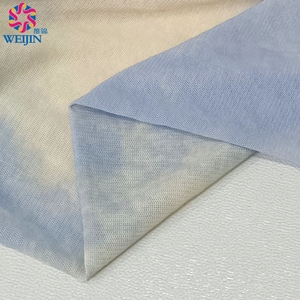 Nhuộm Thiết Kế 90gsm Polyester 94% Spandex 6% Hàn Quốc Net Đàn Hồi Điện Lưới Đan Vải Hữu Cơ Cho Thể Thao Quần Áo Đồng Phục - Product Image 5