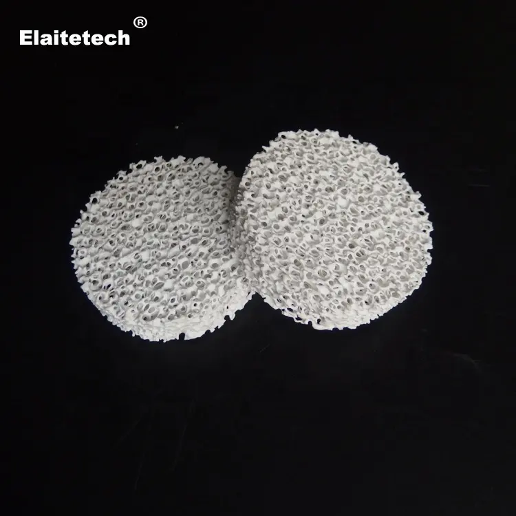 Filtro de espuma de filtro cerâmica, materiais de alumínio al2o3