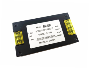 100瓦DC至DC电源模块宽9-18VDC输入范围双输出24V2A和12V2A逆变器和Converters-D100-12S24S12T - Product Image 4