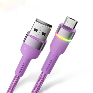 USB-Kabel Typ C 120W RGB Allmählich glänzendes Kabel Fließendes Licht RGB Buntes 3-in1-LED-USB-Datenkabel für <span class=keywords><strong>Android</strong></span>-Smartphones