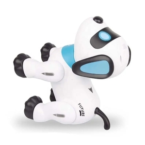 Yeni varış çocuklar ses kontrol programlama dublör Pet köpek Robot oyuncaklar akıllı yürüyüş biyonik robotik köpek müzik ile - Product Image 4