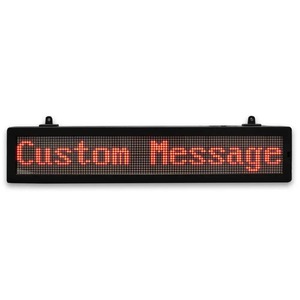 Commercio all'ingrosso della fabbrica P10 all'aperto di colore rosso che esegue il messaggio a LED dello schermo del bus con il controllo wifi - Product Image 3