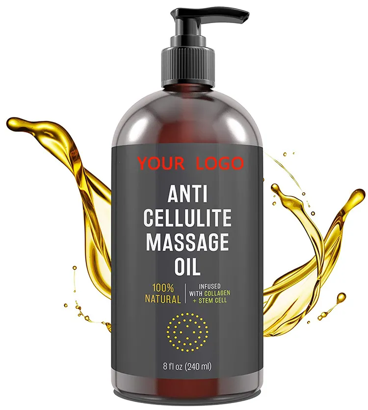 Naturals Anti Cellulite Body Massage Oil Collagen Stem Cell Regeneration Organic Essential Oil