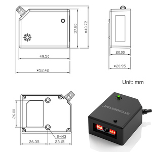 GTCODESTAR GT-9700M <strong>OEM</strong> USB Embedded Bar <strong>Code</strong> Scanner <strong>Module</strong> Fixed Mount 1D CCD Barcode <strong>Reader</strong> <strong>Qr</strong> <strong>Code</strong> Scanner Terminal - Product Image 6