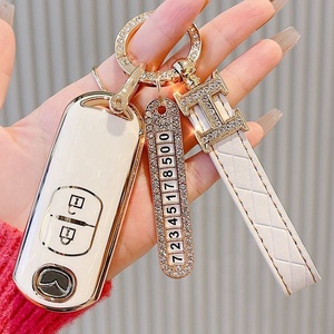 Angkesaila <strong>Key</strong> Set for <strong>Mazda</strong> 3 CX-5 CX-4 CX-8 CX-3 22 Female High-End Car Fob Cover Models Atez Buckle <strong>Key</strong> for CX-5 Car Shell - Product Image 2