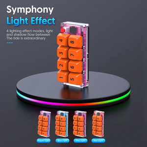USB-C Wired Mechanical Gaming <strong>Keyboard</strong> 8Keys Mini Keypad 4 Color RGB Light Customize Programmable Macro <strong>Keyboard</strong> <strong>Numeric</strong> Keypad