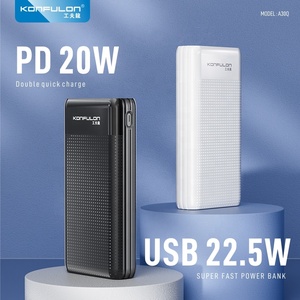 Konfulon en çok satan ürünler 2024 yüksek kaliteli güç banka 20000mAh 22.5W çift USB ve tip C çıkış gücü bankalar ile LCD ekran - Product Image 2