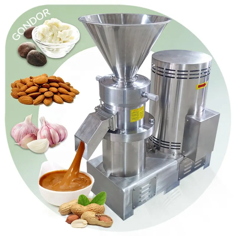 Mini Small Make Commercial Peanut Cocoa Bean Groundnut Grind Colloid Mill Almond Butter Machine in Kenya