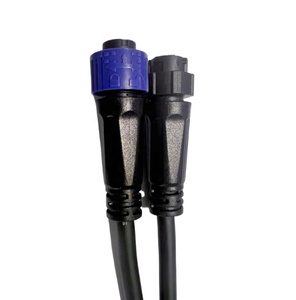 M19ขั้วต่อแบบปลดล็อคอย่างรวดเร็วกันน้ำ5-PIN ตัวผู้และตัวเมียและสายเคเบิลไปยังช่องเสียบสำหรับติดตั้งแผง - Product Image 1