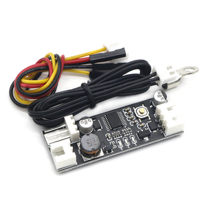 12V 0.8A DC PWM 2-3 ventilador de un solo cable Control de temperatura controlador de velocidad chasis computadora Módulo de reducción de ruido NTC B50K 3950 - Product Image 2