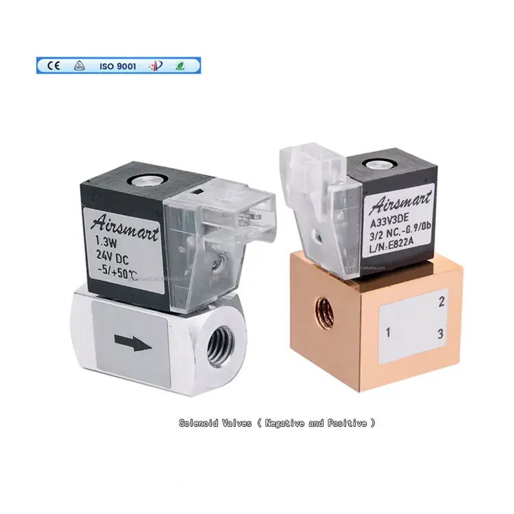 A13V3DA 24v डीसी solenoid वाल्व प्लास्टिक solenoid वाल्व 24vdc स्टेनलेस diaghragm प्राकृतिक गैस विद्युत चुम्बकीय वाल्व