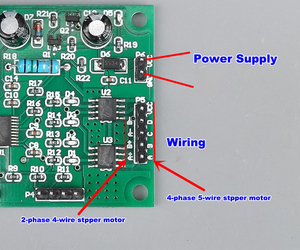 DC 5V-12V 6V Driver motore passo-passo Mini 2 fasi 4 fili 4 fasi 5 fili multifunzione motore passo-passo scheda modulo Controller - Product Image 4