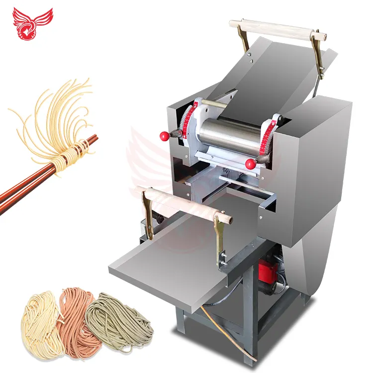March EXPO mì tự động làm cho máy/hộ gia đình mì Maker thép không gỉ mì Pasta máy làm bằng gỗ đóng gói