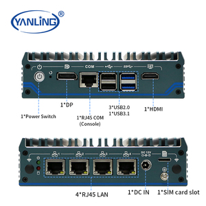 Anpassbarer robuster Hoch leistungs computer N100-20 bis 50 ° C Betriebs temperatur DIN Mount IoT Computing - Product Image 2