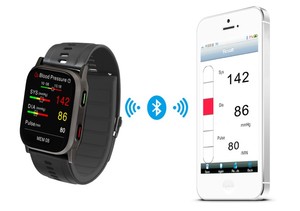 Unisex da uomo Smart Watch pressione sanguigna ossimetria monitoraggio Fitness Tracker cronografo IP67 TFT per Android IOS plastica - Product Image 4