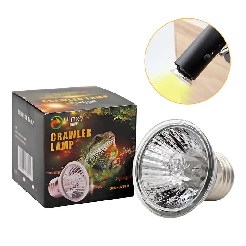 Reptilien lampe 25/50/75W UVA UVB 3.0 Haustier Wärme lampe Glühbirne Schildkröte Aalen UV-Glühbirnen Amphibien Eidechsen Temperatur regler