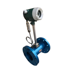 Sensor de caudalímetro de vórtice Digital DN 100, construcción de acero inoxidable para agua, aceite, aire, Gas, vapor Natural con salida de señal de pulso - Product Image 3