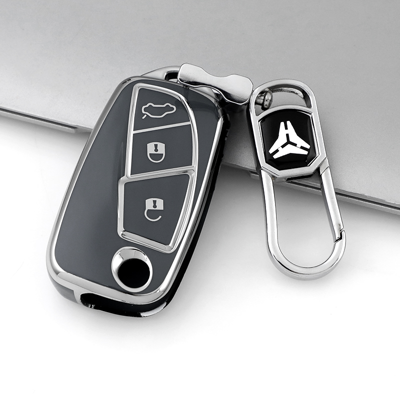 B Gray + Key Ring