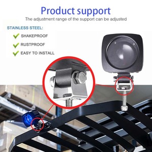10-110V DC LED รถยกสปอตไลท์สีฟ้าไฟเตือนความปลอดภัยรถยกย้อนกลับไฟทำงาน - Product Image 6