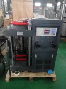 Máquina de prueba de compresión de cubos de hormigón, Comprobador de compresión de Control eléctrico, YES-2000