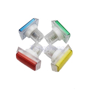 51*34mm Plastic <strong>Push</strong> <strong>Button</strong> <strong>Rectangular</strong> Illuminated <strong>Push</strong> <strong>Buttons</strong> Switching 12V <strong>LED</strong> <strong>Button</strong> Switching - Product Image 2