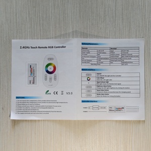DC 12V 24V RGB LED-Licht leisten regler 2.4G LED-Licht leisten Dimmer IR-Funk fernbedienung für Band leisten lampen Beleuchtungs steuerungen - Product Image 6