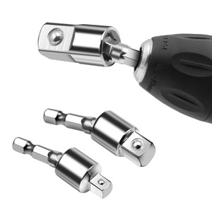 1/4&quot; 3/8&quot; 1/2&quot; Electric Drill <strong>Socket</strong> <strong>Adapter</strong> Impact Driver Hex Shank to Square <strong>Socket</strong> Drill Bits <strong>Rotatable</strong> Extension Converter - Product Image 5
