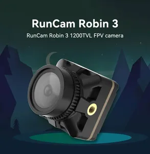 Yeni RunCam Robin 3 1200TVL RC FPV için FPV kamera yarış Drone Quadcopter modeli DC 5-23V ekran oranı 4:3 5.3g 19*19*19mm kamera - Product Image 4