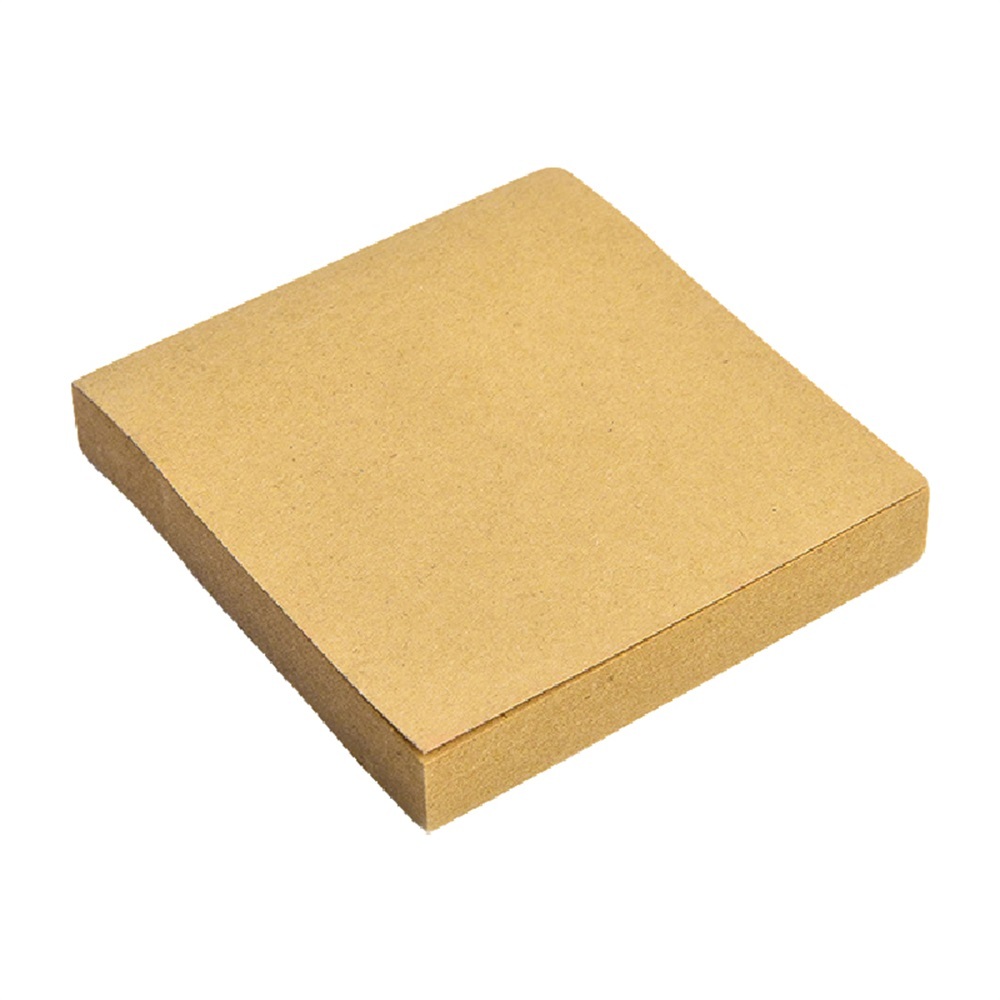 Bloc-notes adhésifs en papier kraft recyclé avec logo personnalisé