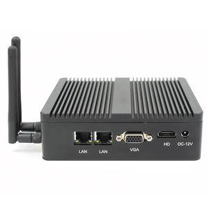 Fansız pc bilgisayar Intel celeron 1900 HD + VGA 2 Gigabit LAN 2COM Win10 pc oyun bilgisayarlar dizüstü bilgisayarlar ve masaüstü bilgisayarlar için VOIP - Product Image 2