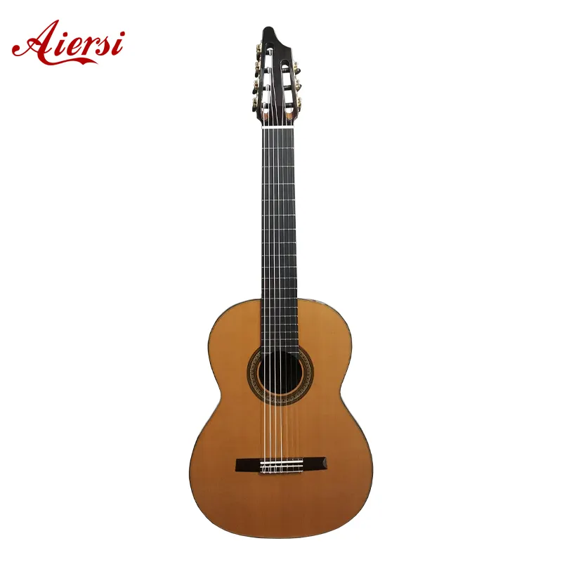 China Aiersi Marke hand gefertigte profession elle Qualität Alle solide 7-saitige klassische Gitarre Vintage spanische Gitarren Musik instrument