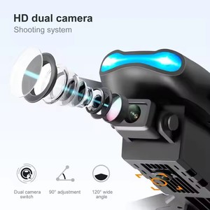 新款E99 Pro 2 K3专业遥控无人机，带高清4k双摄像头Ablueps遥控玩具迷你无人机玩具E99pro无人机塑料 - Product Image 5